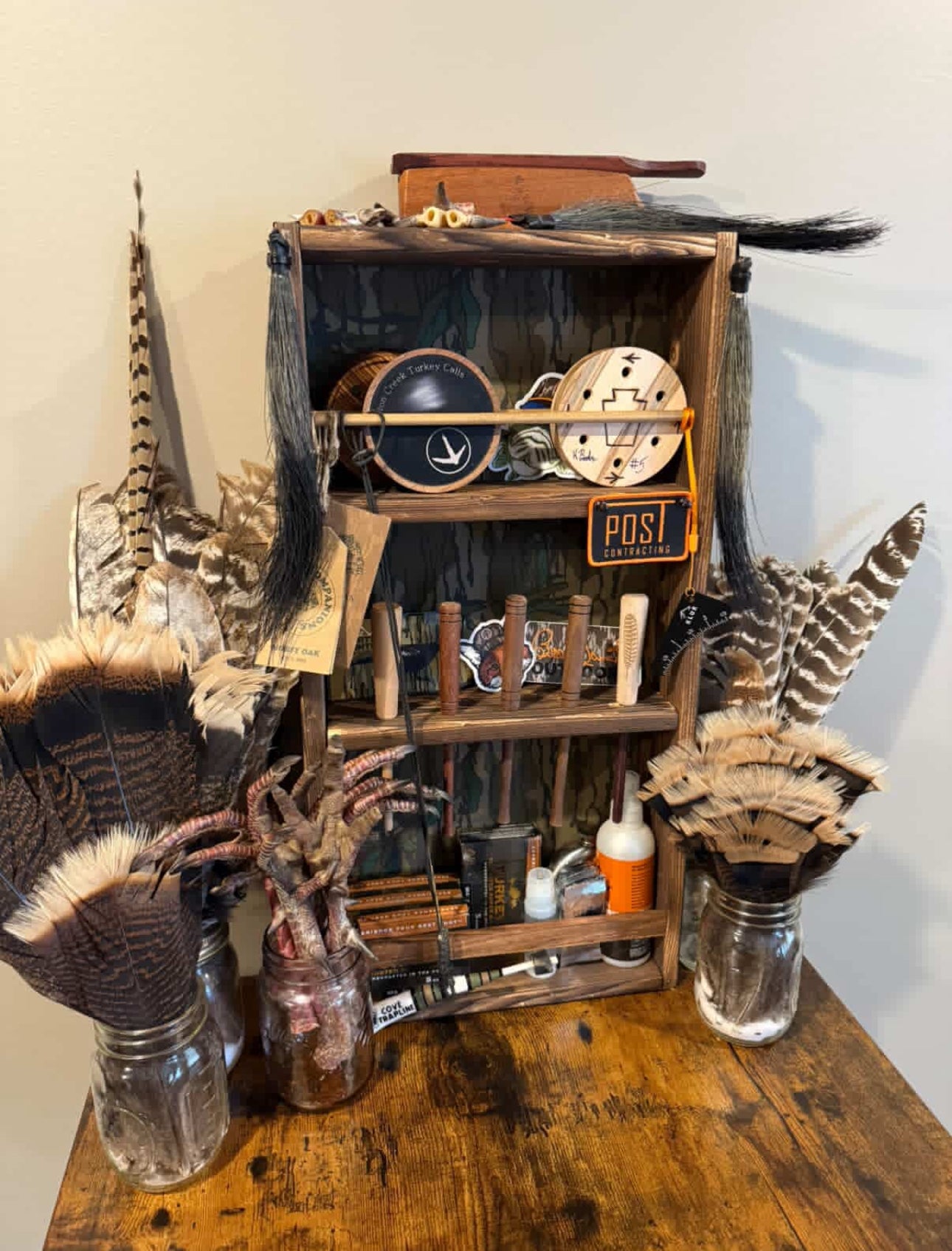 Turkey Call Display Rack Mini Display - Turkey – Red Mist Displays